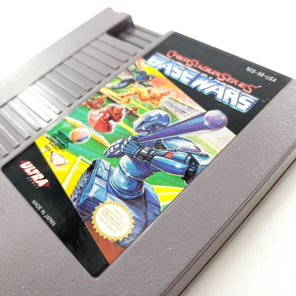 Cyber Stadium Series: BaseWars Nintendo NES Authentic w/ Manual Mint Label Works